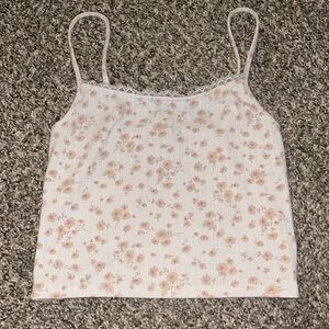 Cropped Floral Camisole